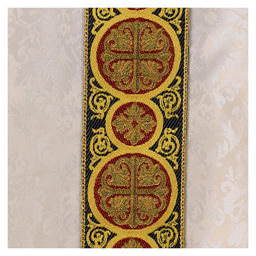 Chasuble with geometric motifs on orphrey 4