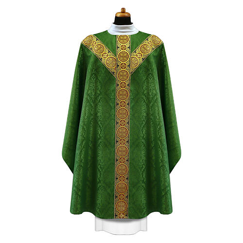 Chasuble with geometric motifs on orphrey 6