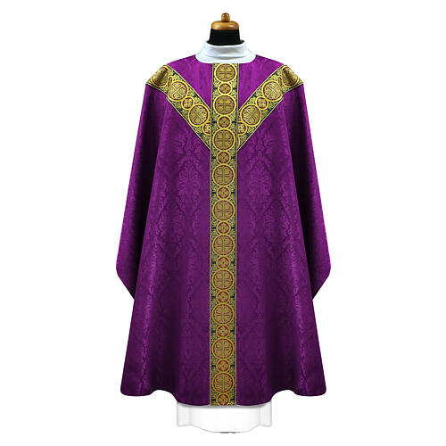 Chasuble with geometric motifs on orphrey 8