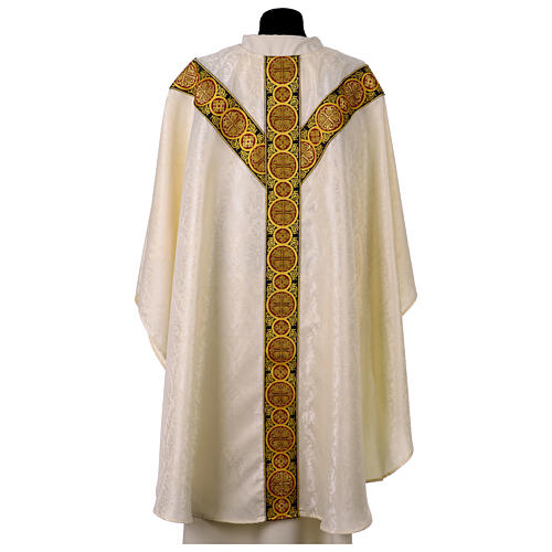 Chasuble with geometric motifs on orphrey 9