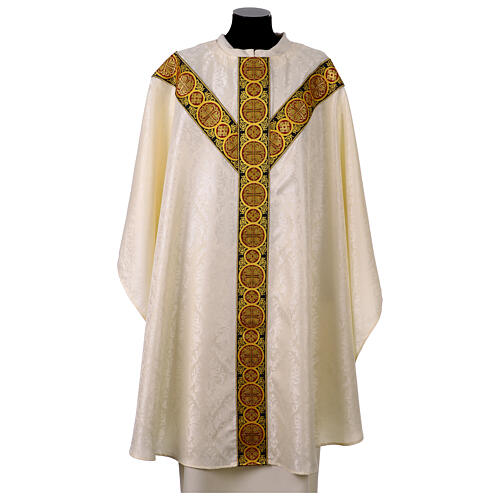 Chasuble with geometric motifs 1