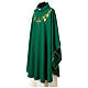 Chasuble with Eucharist cross, grapes, and wheat s7