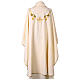 Chasuble with Eucharist cross, grapes, and wheat s10