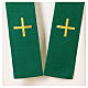 Chasuble with Eucharist cross, grapes, and wheat s14
