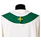 Chasuble with Eucharist cross, grapes, and wheat s16