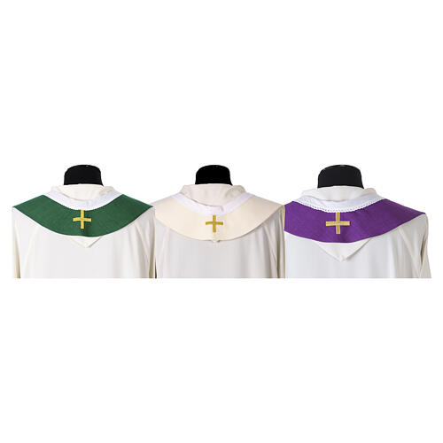 Chasuble eucharistie croix, raisin et blé 15