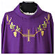 Chasuble eucharistie croix, raisin et blé s8