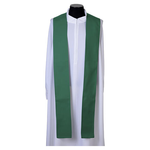 Casulla motivo ondulado cruces bordado 14