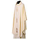 Casulla motivo rectangular líneas y cruces s7