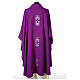 Casulla motivo rectangular líneas y cruces s10
