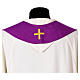 Casulla motivo rectangular líneas y cruces s14