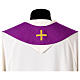 Chasuble with cross and trim details s11