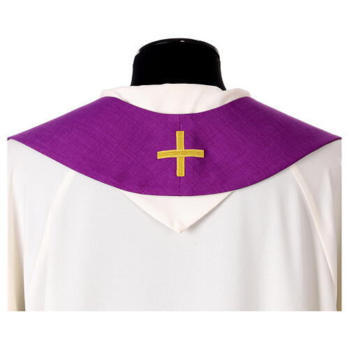 Cross chasuble with trimmings details 11