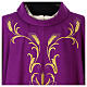 Chasuble with grape and wheat embroideries in gold thread s2