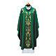Chasuble with grape and wheat embroidery with gold thread s6