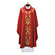 Chasuble with grape and wheat embroidery with gold thread s7
