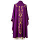 Chasuble with grape and wheat embroidery with gold thread s9