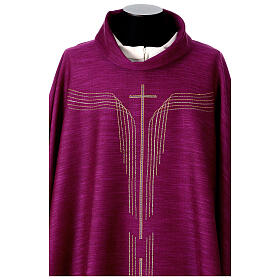 Chasuble with stylised golden crucifix