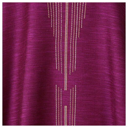 Chasuble with stylised golden crucifix 5