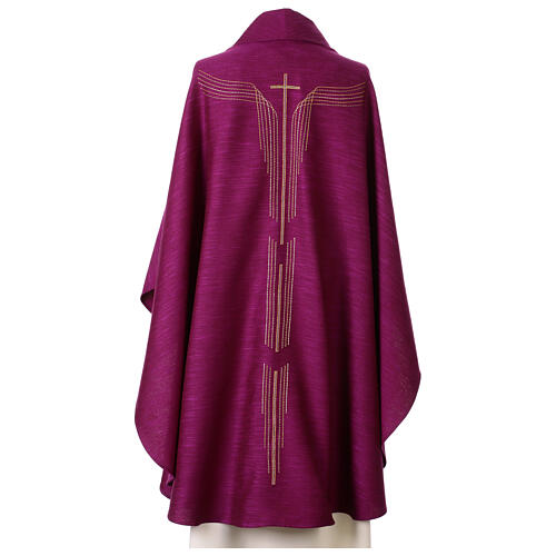 Casulla crucifijo estilizado oro 9