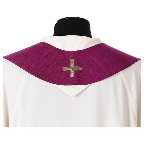 Casulla crucifijo estilizado oro 11