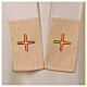 Chasuble with stylised crosses and stripes s10