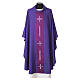Chasuble with stylized crosses and stripes s3