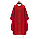 Chasuble with stylized crosses and stripes s6