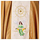 Gold chasuble with Holy Family and star s7