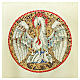 Cream chasuble with mosaic pelican embroidery s2