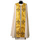 Cope with golden fabric, embroidered crosses, white alb s1