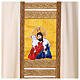 Ivory hand-painted silk chasuble, Jesus the Good Shepherd by Vebi Confezioni s2
