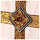 Ivory hand-painted silk chasuble, Jesus the Good Shepherd by Vebi Confezioni s4