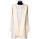 Ivory hand-painted silk chasuble, Jesus the Good Shepherd by Vebi Confezioni s8