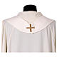 White silk chasuble with silk pallium by Vebi Confezioni s10