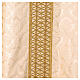 Chasuble ivoire damas en soie Jésus Bon Pasteur peint à la main Vebi Confezioni s4