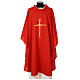 Chasuble with nail cross in golden thread by Vebi Confezioni s5