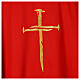 Chasuble with nail cross in golden thread by Vebi Confezioni s6