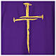 Chasuble with nail cross in golden thread by Vebi Confezioni s12