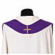 Chasuble with nail cross in golden thread by Vebi Confezioni s17