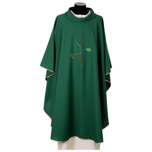 Chasuble Dove of Peace with Colored Thread Vebi Confezioni 2