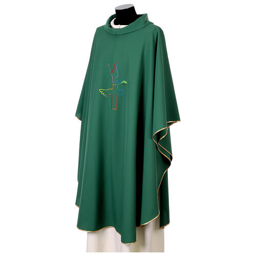 Chasuble Dove of Peace with Colored Thread Vebi Confezioni 10