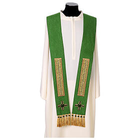 Stole in Silk and Wool with Velvet Trim Inserts Vebi Confezioni