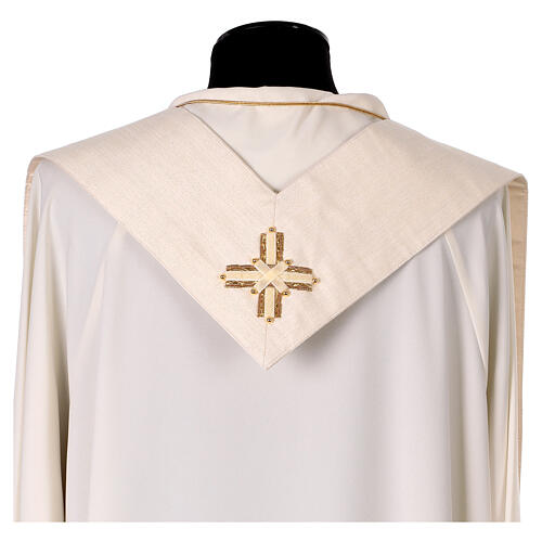 Stole in Silk and Wool with Velvet Trim Inserts Vebi Confezioni 15