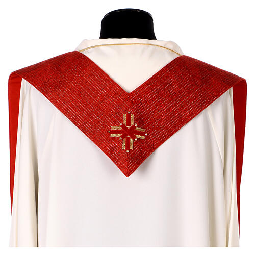 Stole in Silk and Wool with Velvet Trim Inserts Vebi Confezioni 16