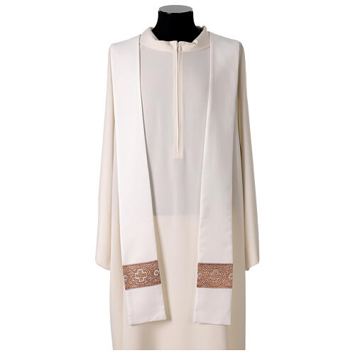 Chasuble by Vebi Confezioni with Italian mosaic Y-shaped galloon 14