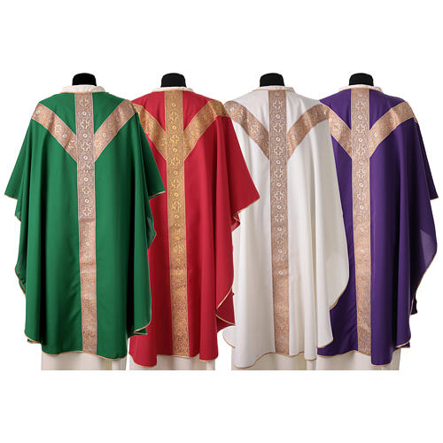 Chasuble galon en Y mosaïque italienne Vebi Confezioni 11