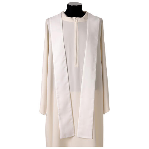 Chasuble with Y-shaped galloon, wheat and grape pattern, by Vebi Confezioni 12