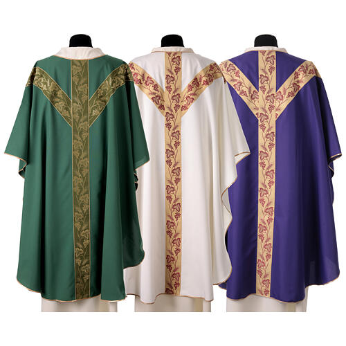 Chasuble épi de blé et raisin Vebi Confezioni 9