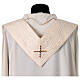 Premiere Chasuble in silk damask with Tau stole and colored crystals - Vebi Confezioni s12